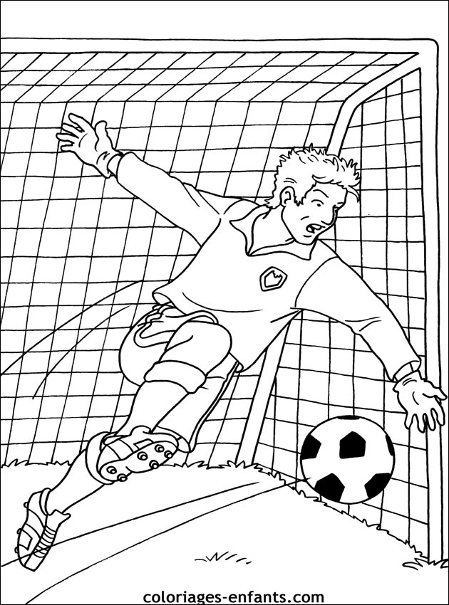 coloriage foot equipe