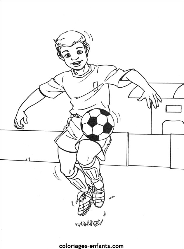 coloriage joueur foot barcelone