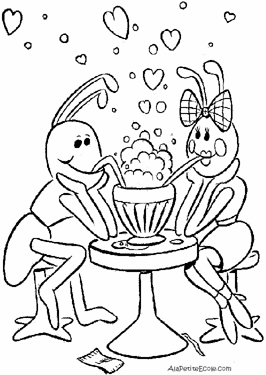 dessin magique fourmi