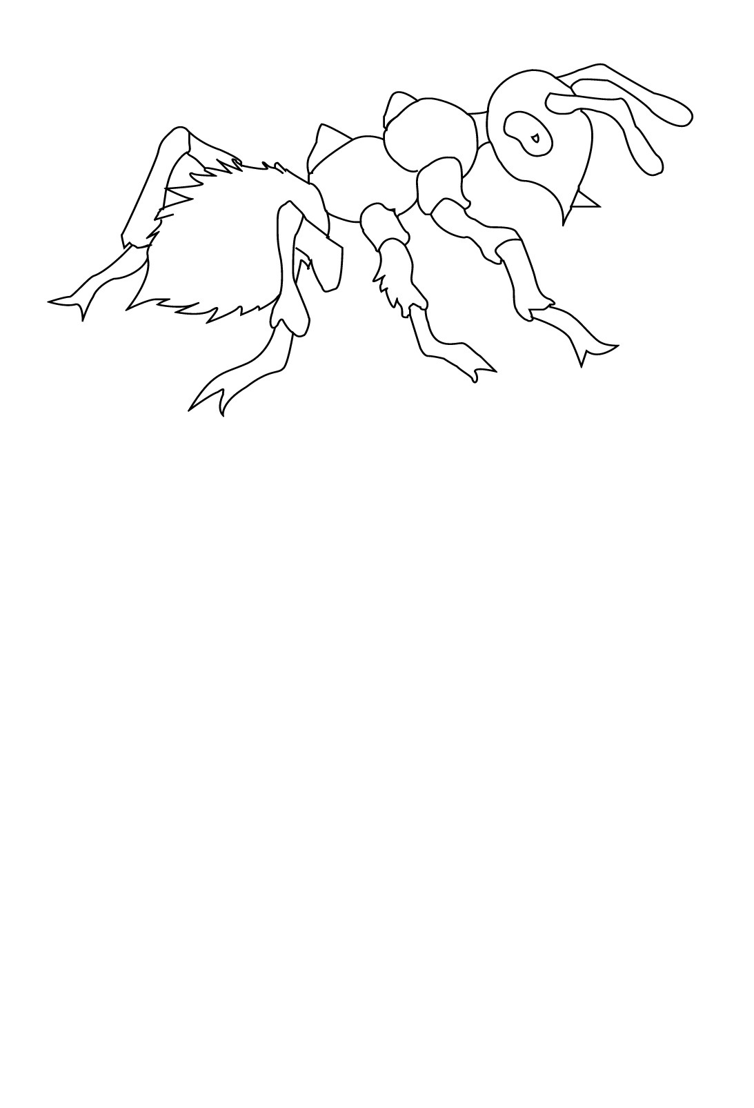coloriage  dessiner fourmi maternelle