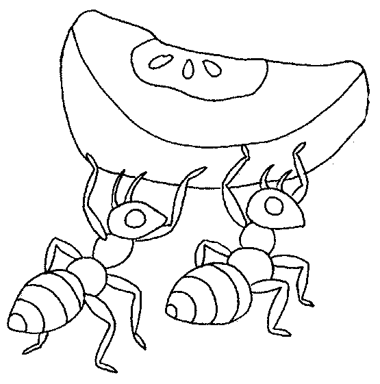 dessin à colorier lucas fourmi malgré lui