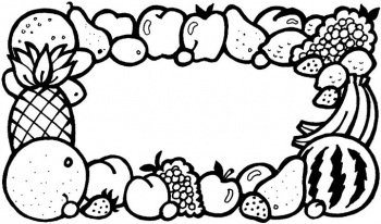 coloriage fruits automne