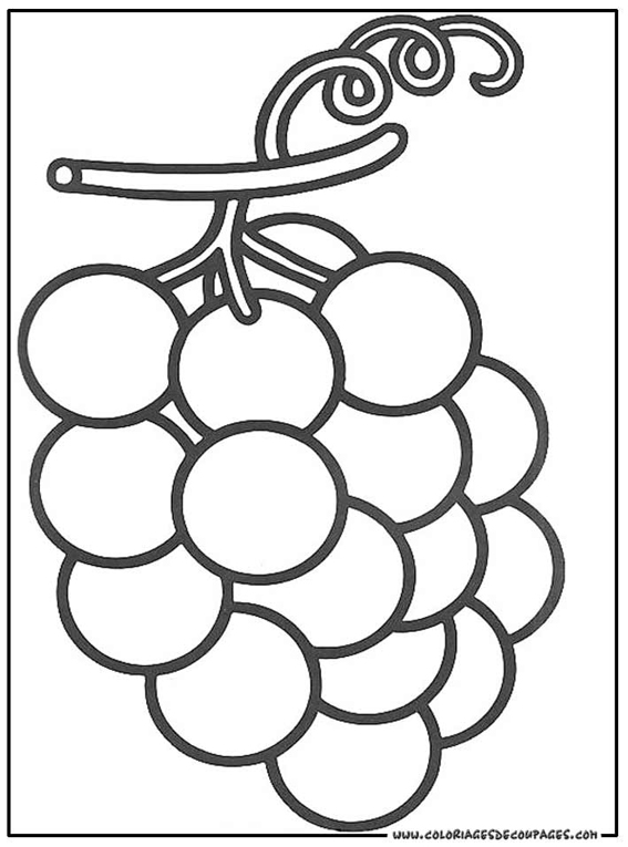 dessin fruits et légumes maternelle