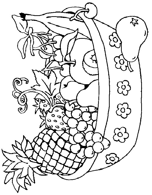coloriage fruits et legumes maternelle