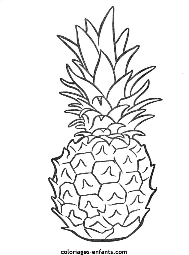 coloriage fruits et legumes rigolos