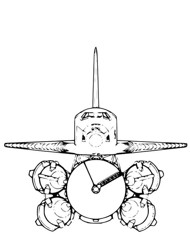 dessin fusée spatiale