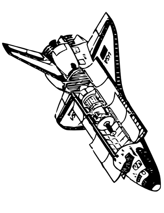 dessin à colorier fusée ariane 5
