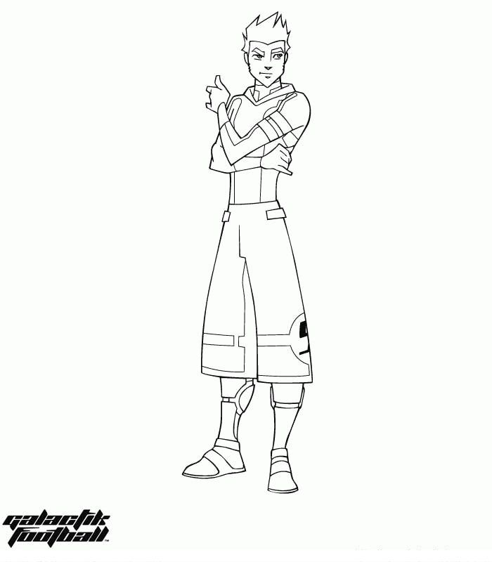 coloriage galactik football - Coloriage Galactik Football à imprimer