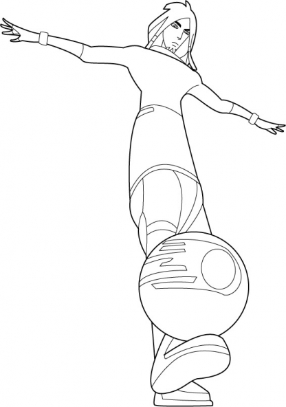 coloriage galactik football gratuit