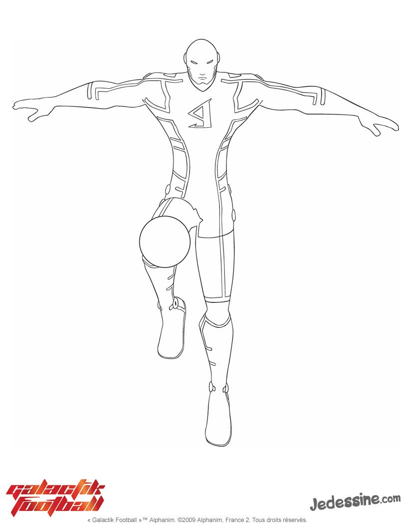 coloriage galactik football en ligne