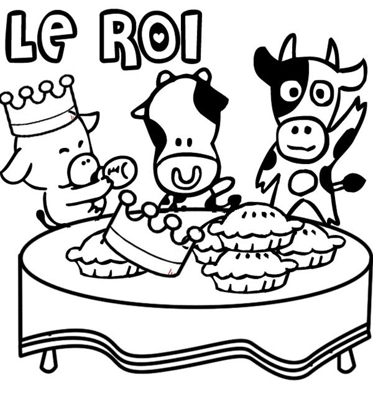 dessin galette des rois gs