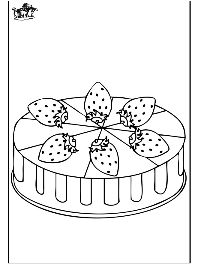 dessin bonbon gateau