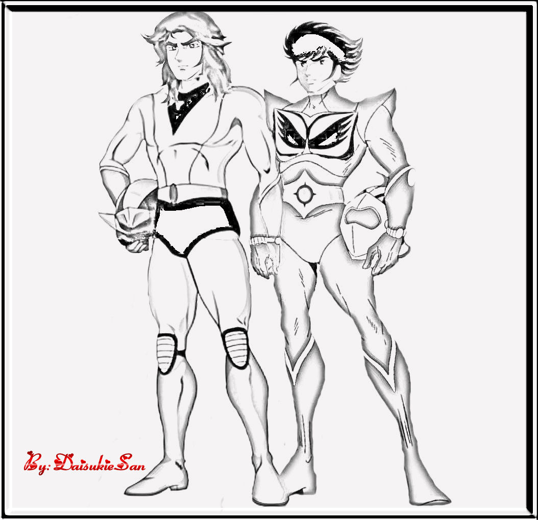 Coloriage Goldorak Les Beaux Dessins De Super Heros A Imprimer Et Colorier