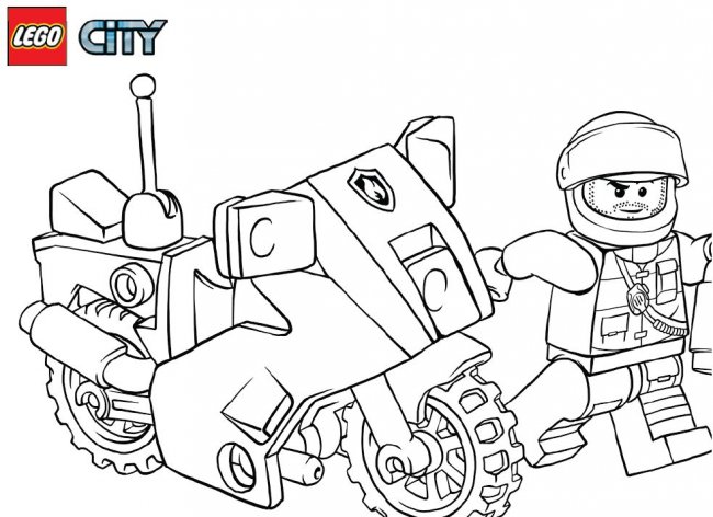 coloriage gratuit lego city