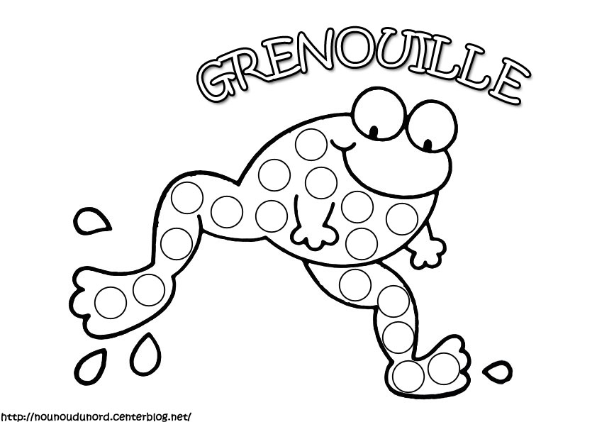 vrac dessin grenouille