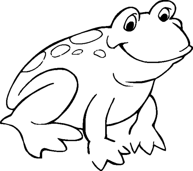 coloriage à dessiner grenouille et boeuf