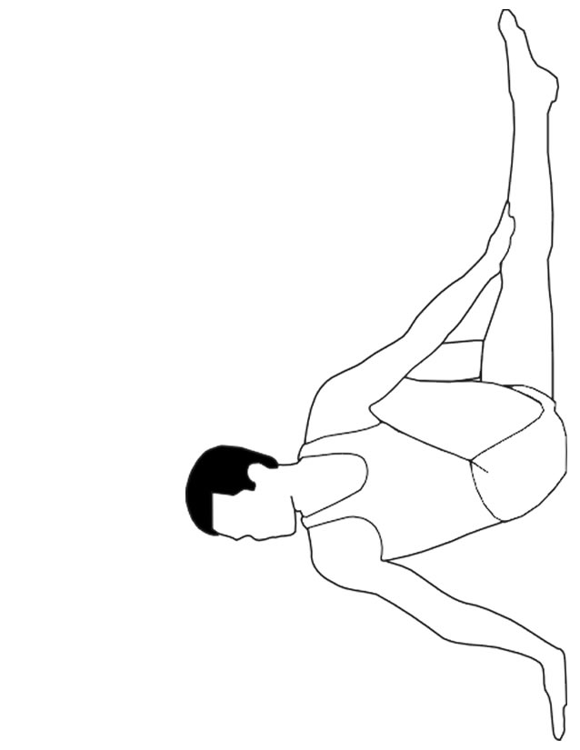 coloriage  dessiner gymnastique gratuit