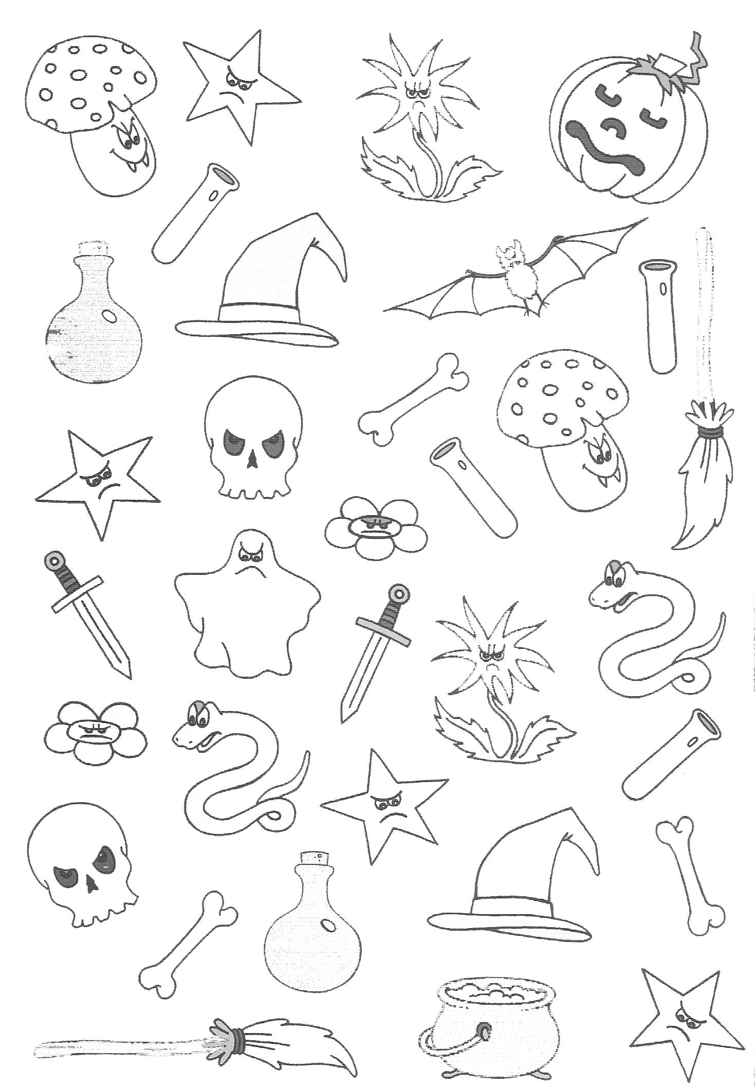 98 dessins de coloriage Halloween à Imprimer Gratuit à imprimer