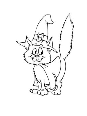 100 dessins de coloriage Halloween Sorcière à imprimer