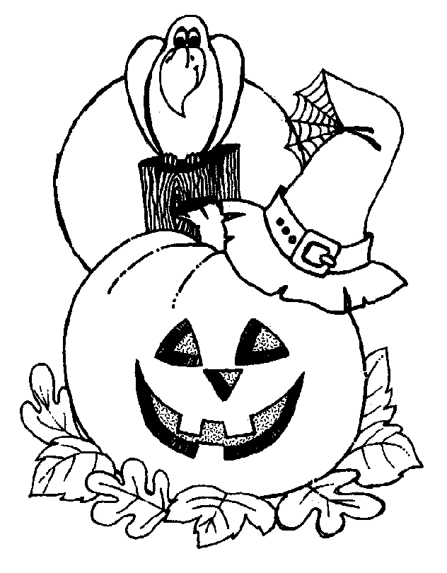 dessin coloriage halloween imprimer