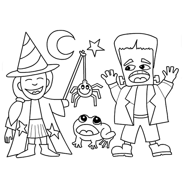 coloriage halloween de vampires