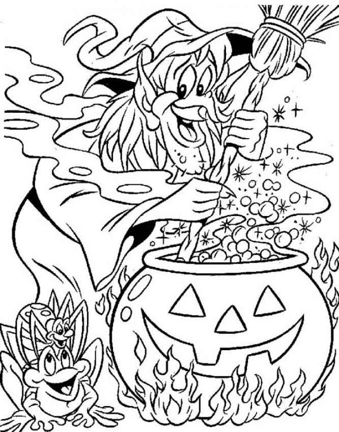 coloriage d'halloween sur l'ordinateur