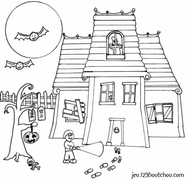 Coloriage Halloween à colorier - Dessin à imprimer dessin à colorier halloween squelette