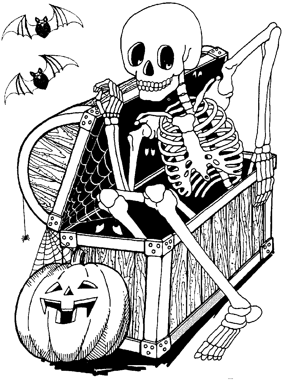 131 Dessins De Coloriage Halloween à Imprimer