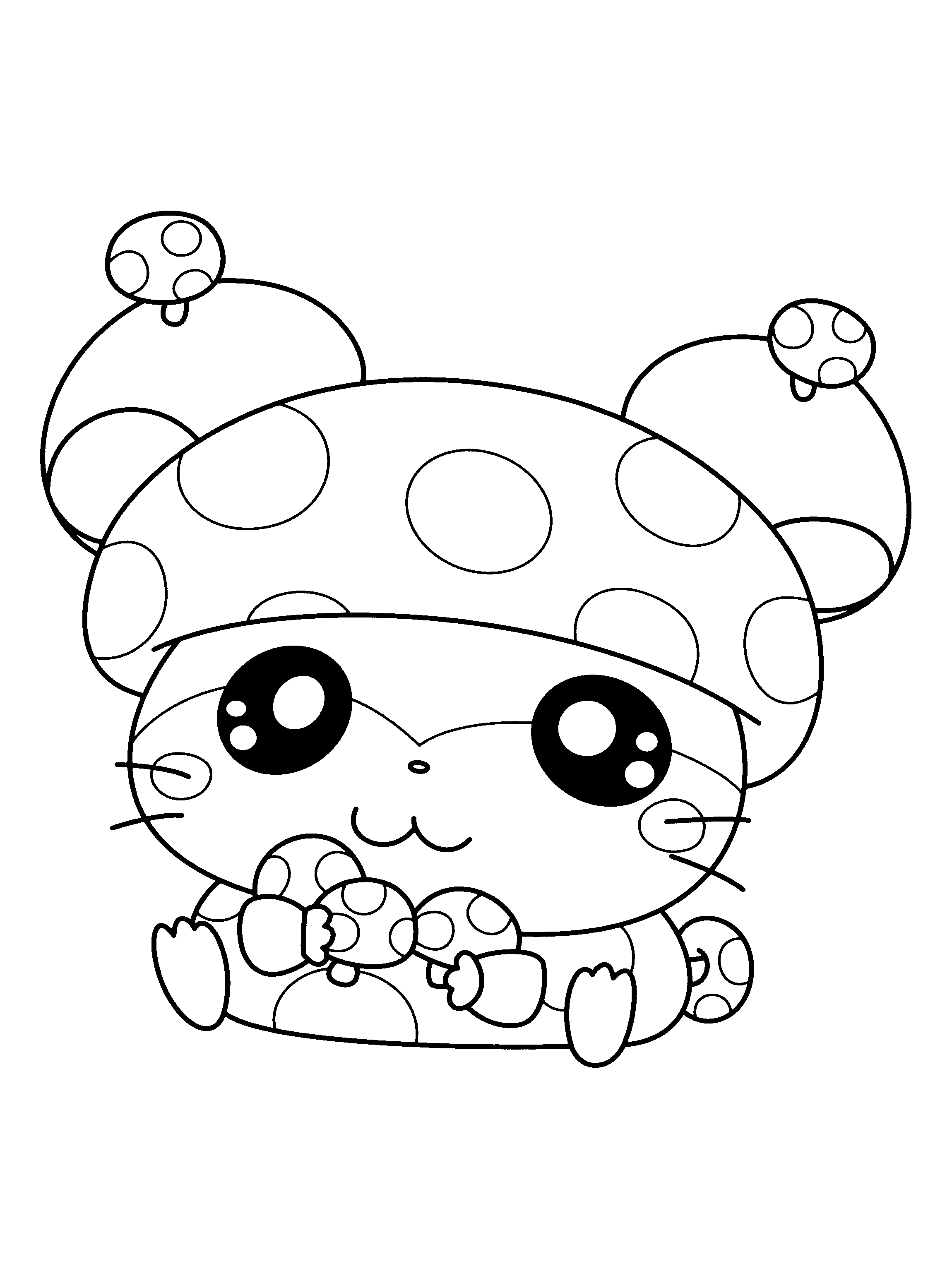 coloriage hamster hamtaro