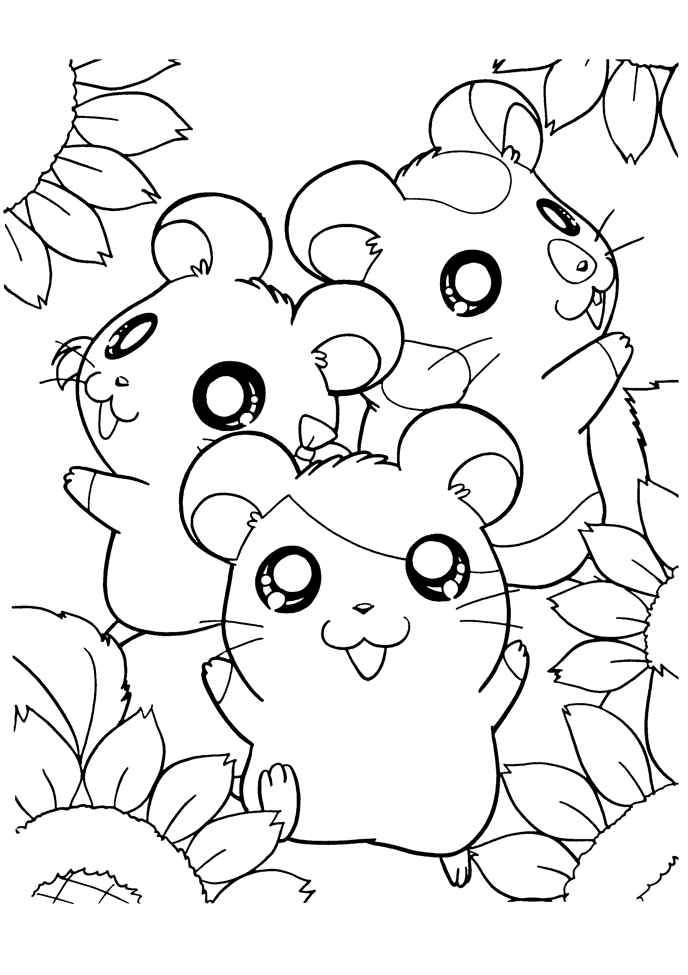 dessin de bebe hamster