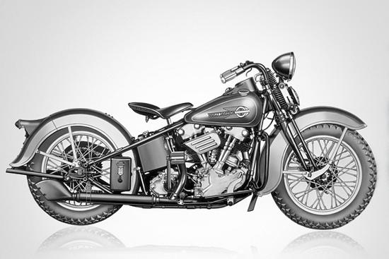 coloriage de harley davidson a imprimer