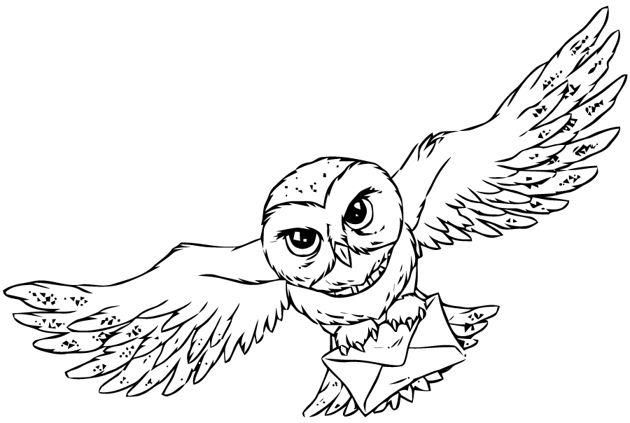 coloriage à dessiner harry potter 7 en ligne