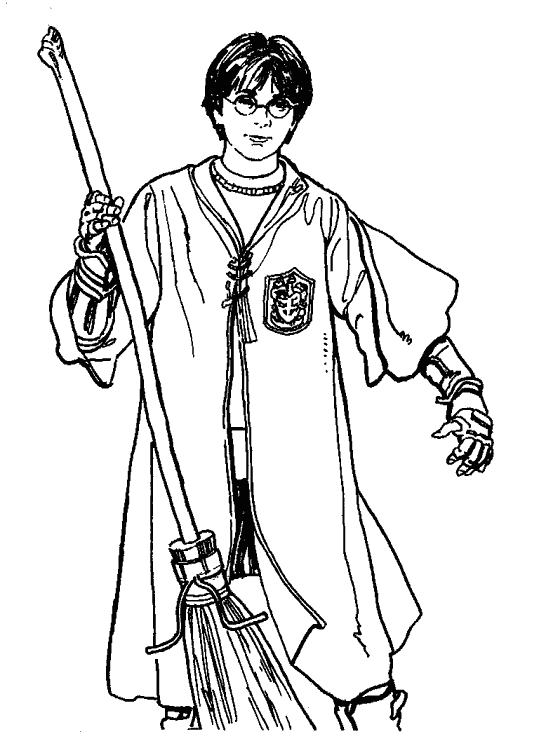 coloriage harry potter