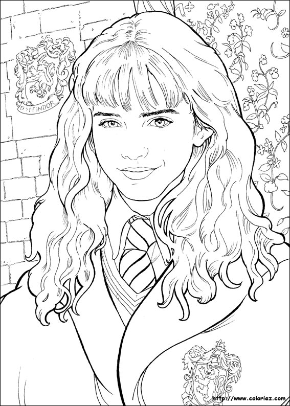 coloriage de harry potter 7