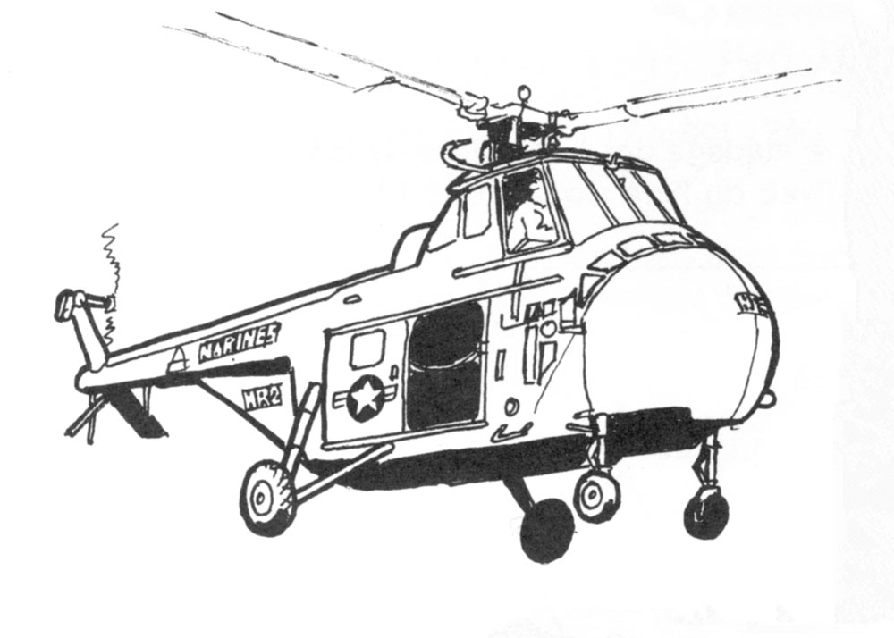 coloriage helicoptere de police