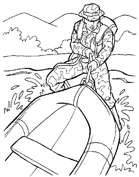coloriage helicoptere militaire