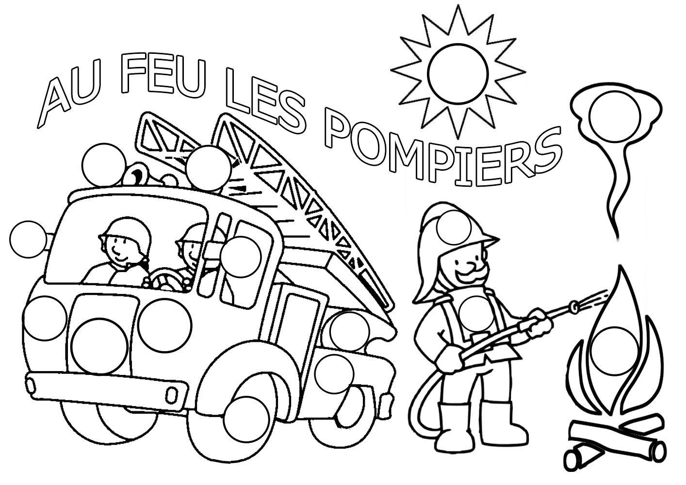 92 dessins de coloriage Helicoptere Sam Le Pompier   imprimer