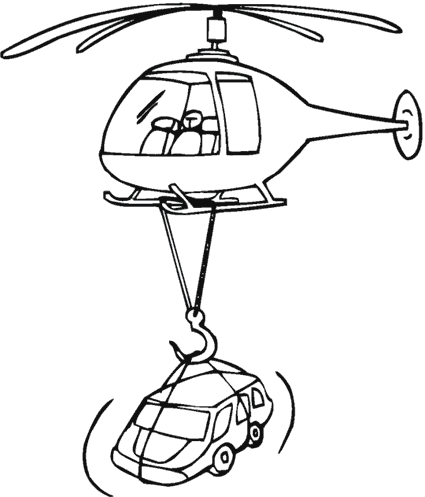 coloriage magique helicoptere