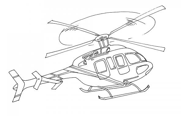 coloriage � imprimer helicoptere