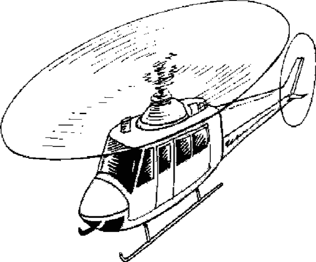 dessin à colorier helicoptere secours