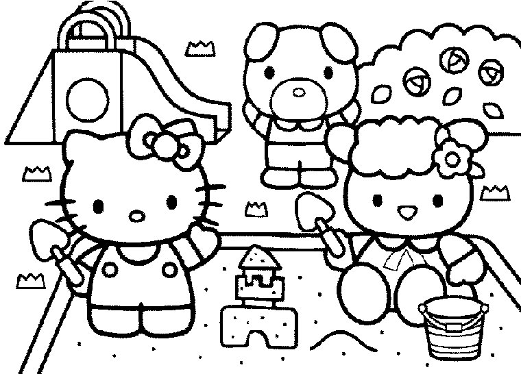 coloriage hello kitty a imprimer a4