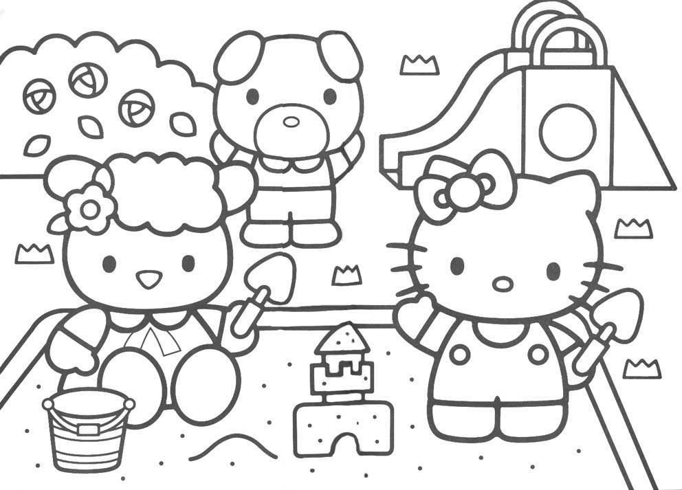 coloriage hello kitty a imprimer a4