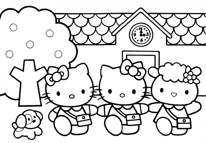 coloriage hello kitty a imprimer a4