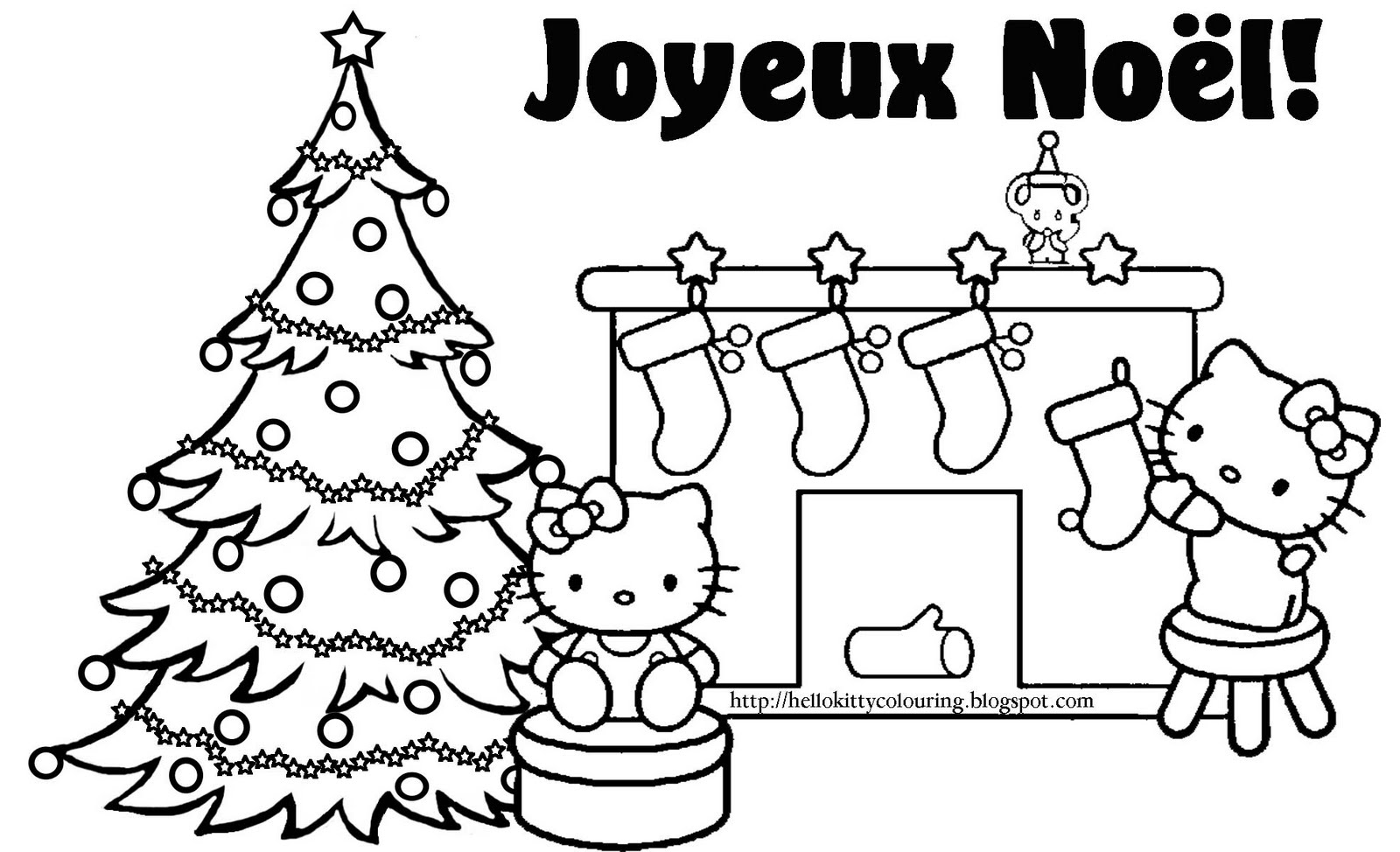 Unique Coloriage A Imprimer Hello Kitty Noel