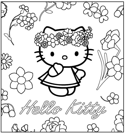 Coloriage Hello Kitty Et Dora Coloriage Hello Kitty Fe A