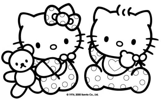 coloriage gratuit hello kitty sirene