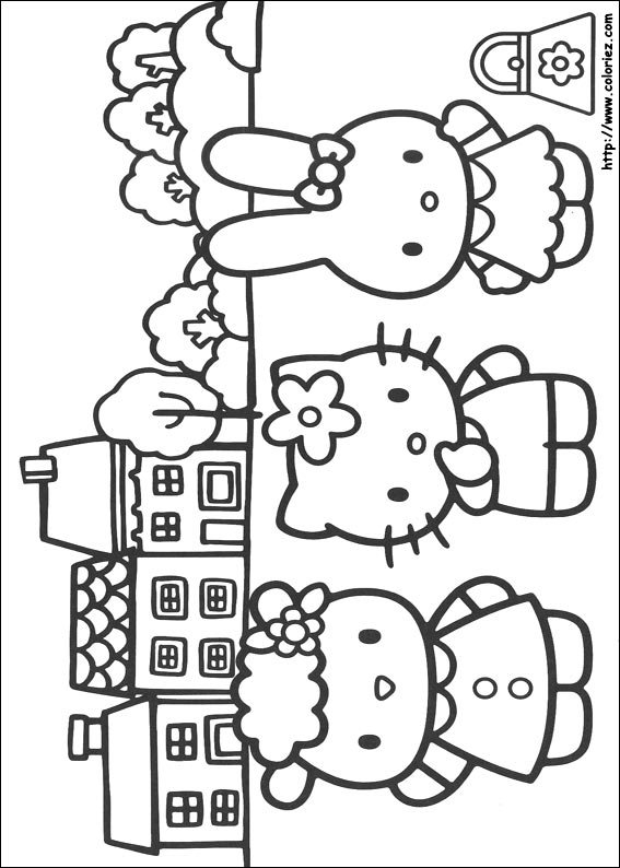 coloriage hello kitty en ligne