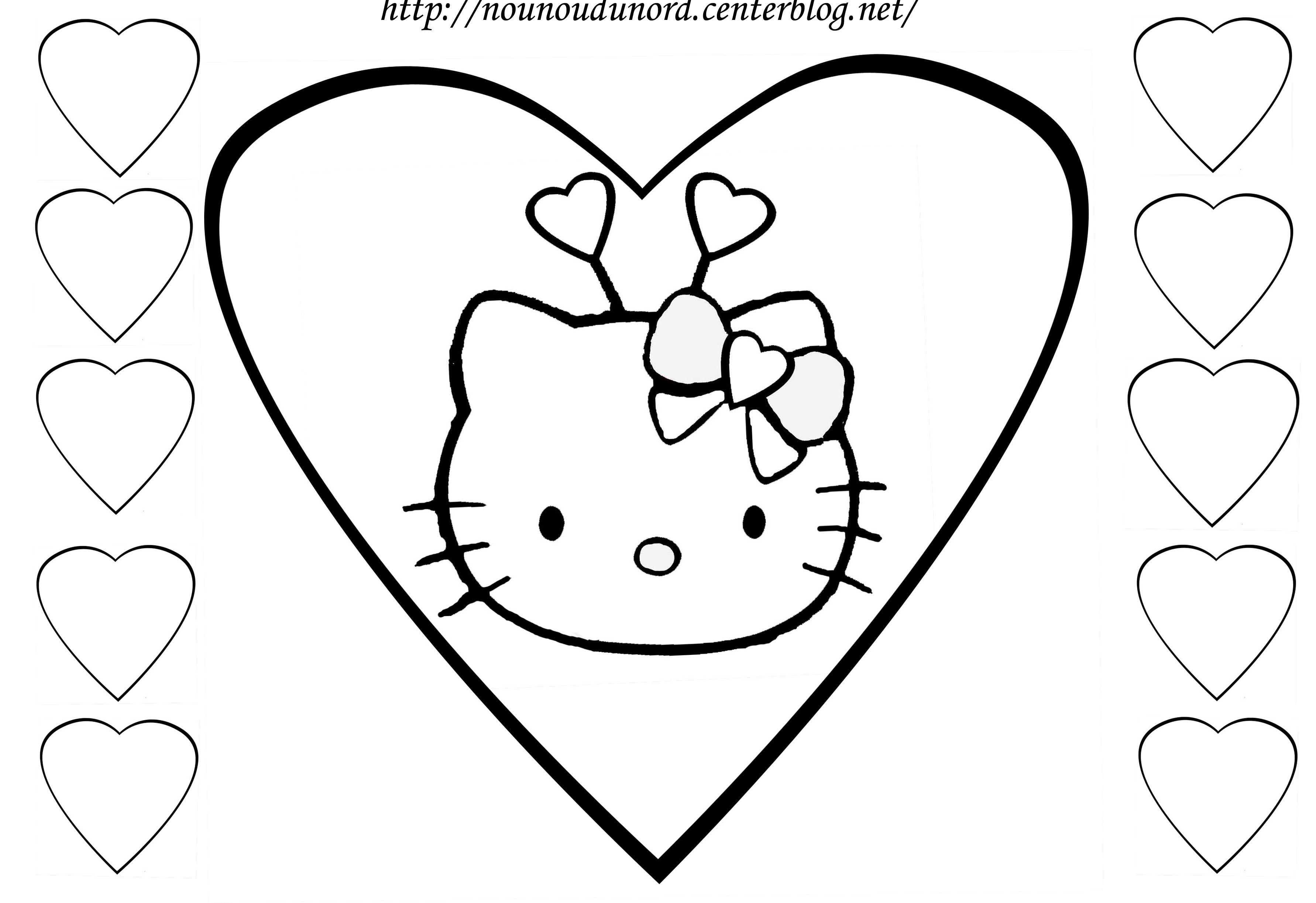 coloriage hello kitty danseuse a imprimer