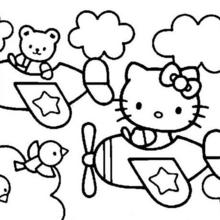 jeux coloriage hello kitty imprimer