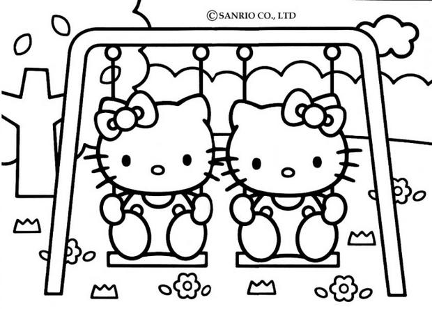 coloriage hello kitty halloween a colorier